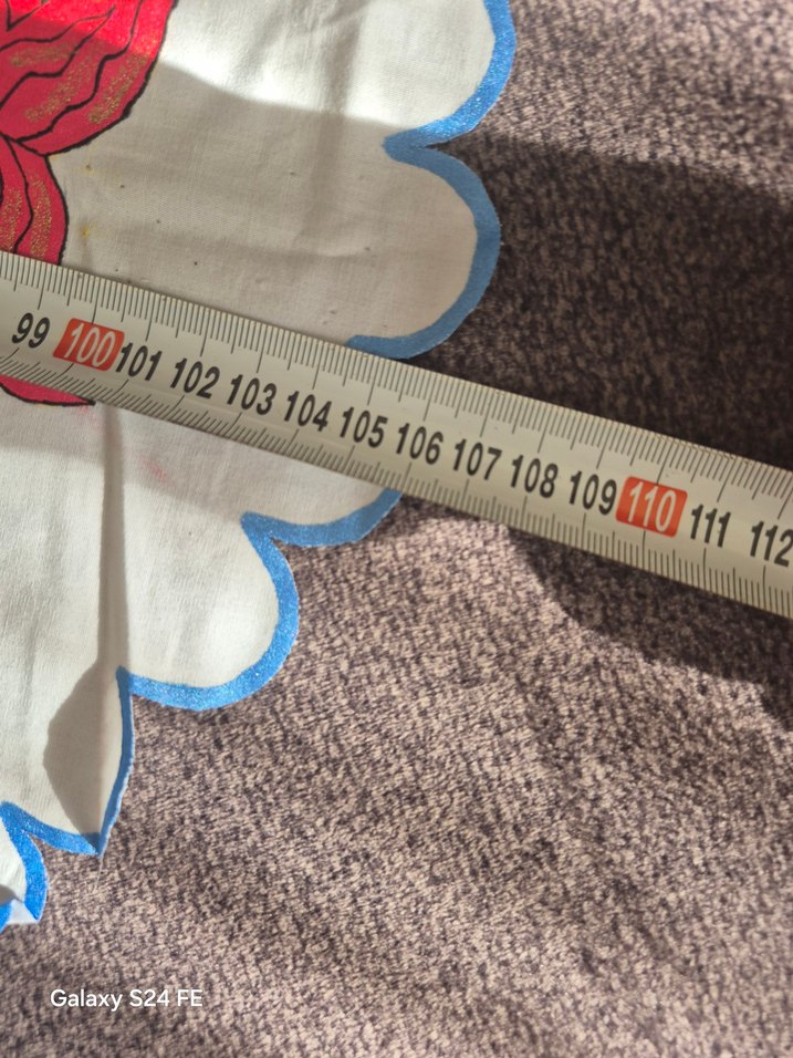 Nakışlı Pastel Renkli Oval Masa Örtüsü runner - Görsel 4