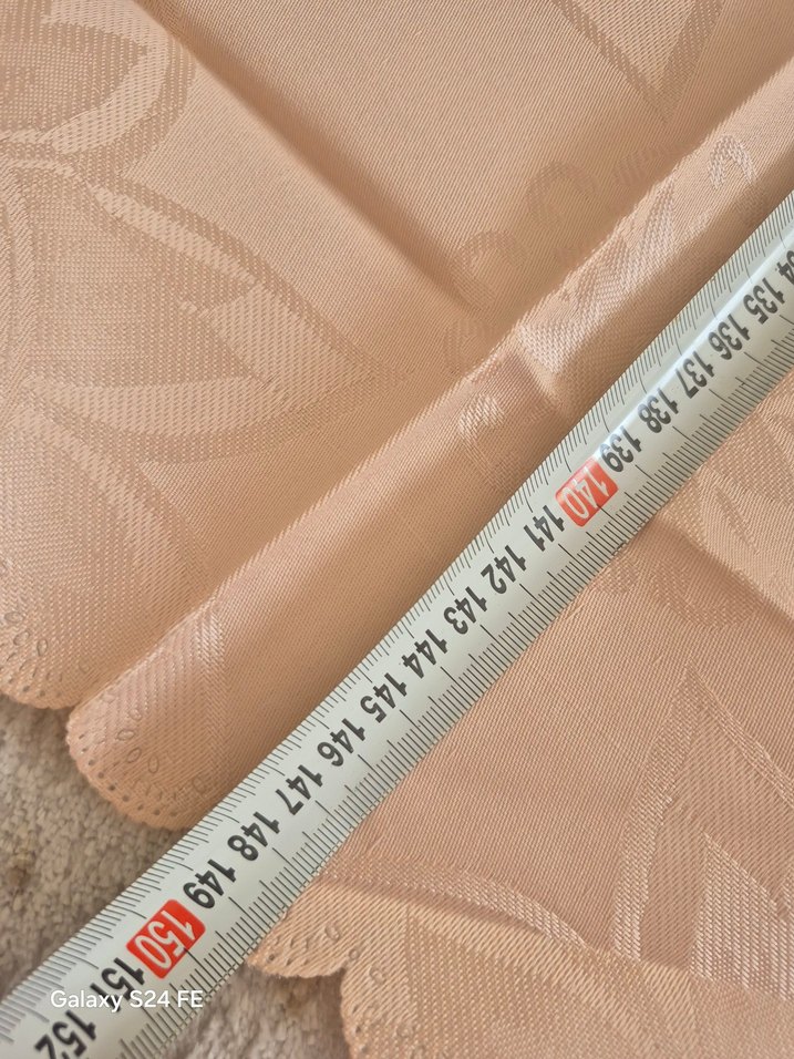 pudra Yuvarlak Masa Örtüsü - Görsel 4