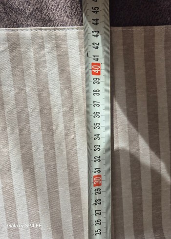 Bej ve Gri Çizgili 2'li Amerikan servisi - Görsel 4