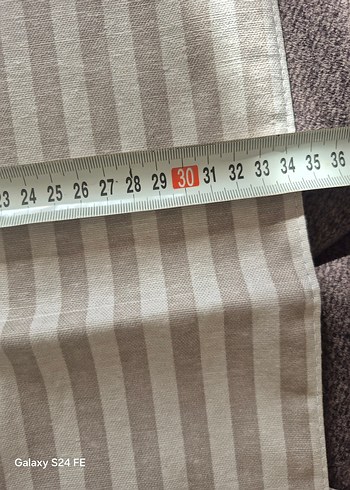 Bej ve Gri Çizgili 2'li Amerikan servisi - Görsel 5