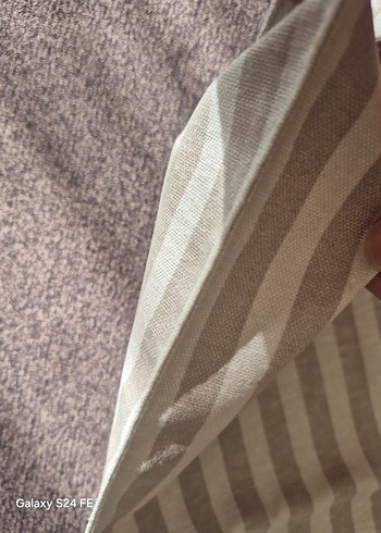 Bej ve Gri Çizgili 2'li Amerikan servisi - Görsel 6