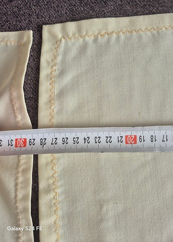 Nakışlı Beyaz Masa Örtüsü Seti, çok amaçlı - Görsel 3