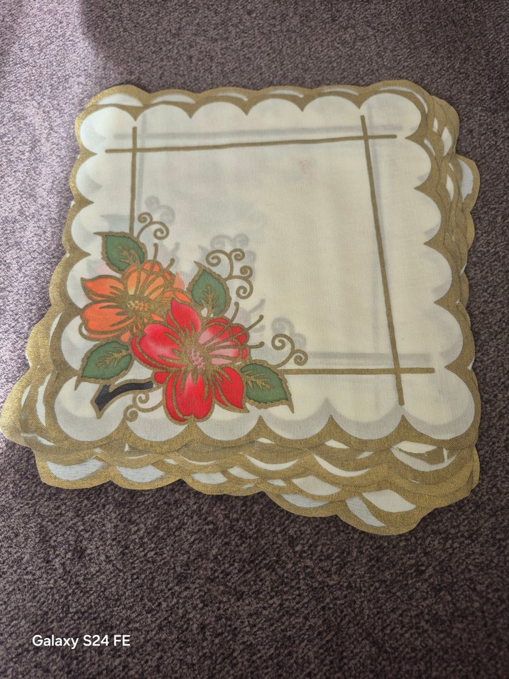 Nakışlı Çok Renkli Masa Örtüsü Seti 13 parça - Görsel 4