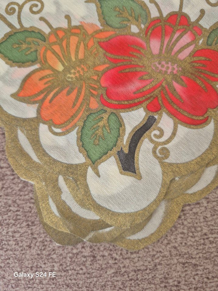 Nakışlı Çok Renkli Masa Örtüsü Seti 13 parça - Görsel 5