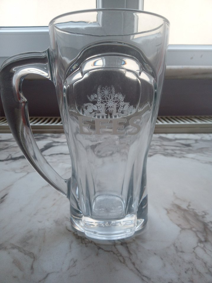 Şeffaf Cam Kupa Bardak - Görsel 5