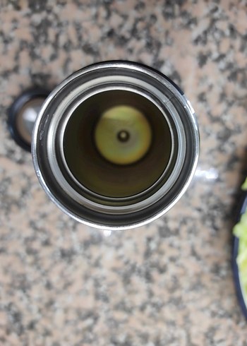 Siyah Parlak çelik termos - Görsel 3