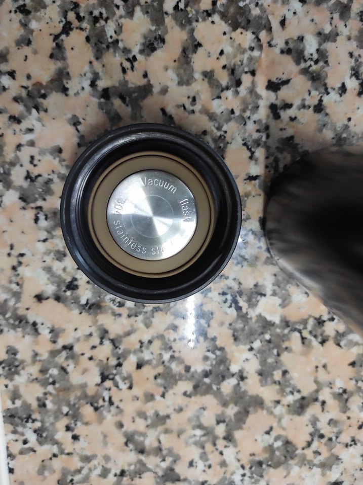 Siyah Parlak çelik termos - Görsel 2