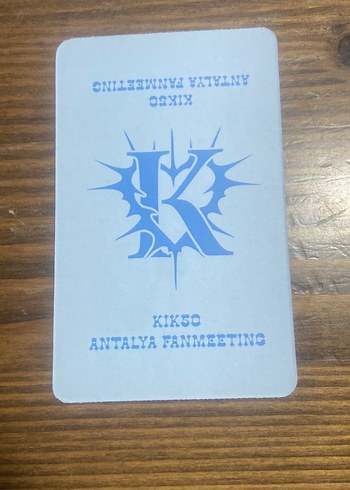 Kik5o Antalya Meeting özel Photocard orj. - Görsel 2