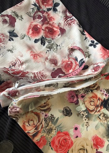 Çiçek Desenli Bohem Tarzı Kırlent Kılıfları - Görsel 4