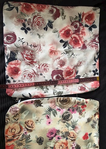 Çiçek Desenli Bohem Tarzı Kırlent Kılıfları - Görsel 3