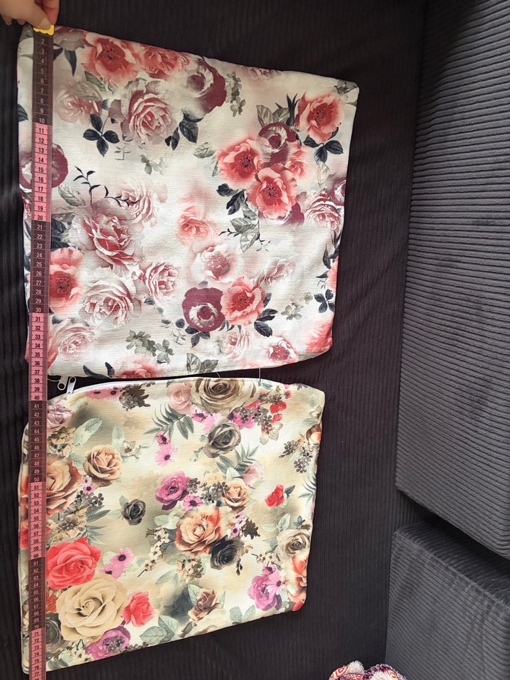 Çiçek Desenli Bohem Tarzı Kırlent Kılıfları - Görsel 2