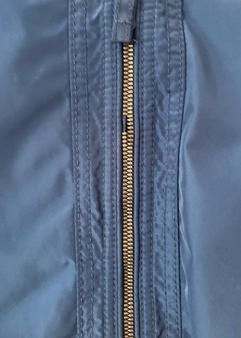 Fermuarlı Mavi Erkek Spor Ceket - Görsel 2