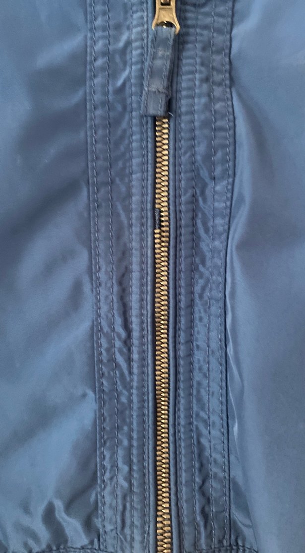 Fermuarlı Mavi Erkek Spor Ceket - Görsel 2