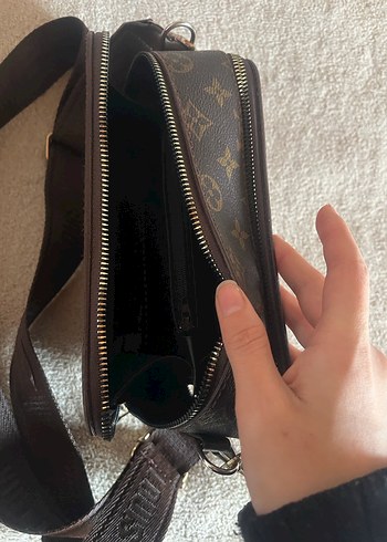 Kahverengi Louis Vuitton Deri Kadın Çantası - Görsel 3