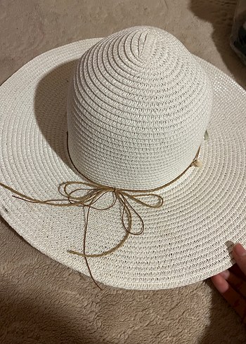 Beyaz Fırfırlı Bohem Kadın Şapka - Görsel 3