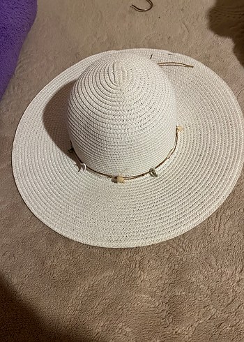 Beyaz Fırfırlı Bohem Kadın Şapka - Görsel 5