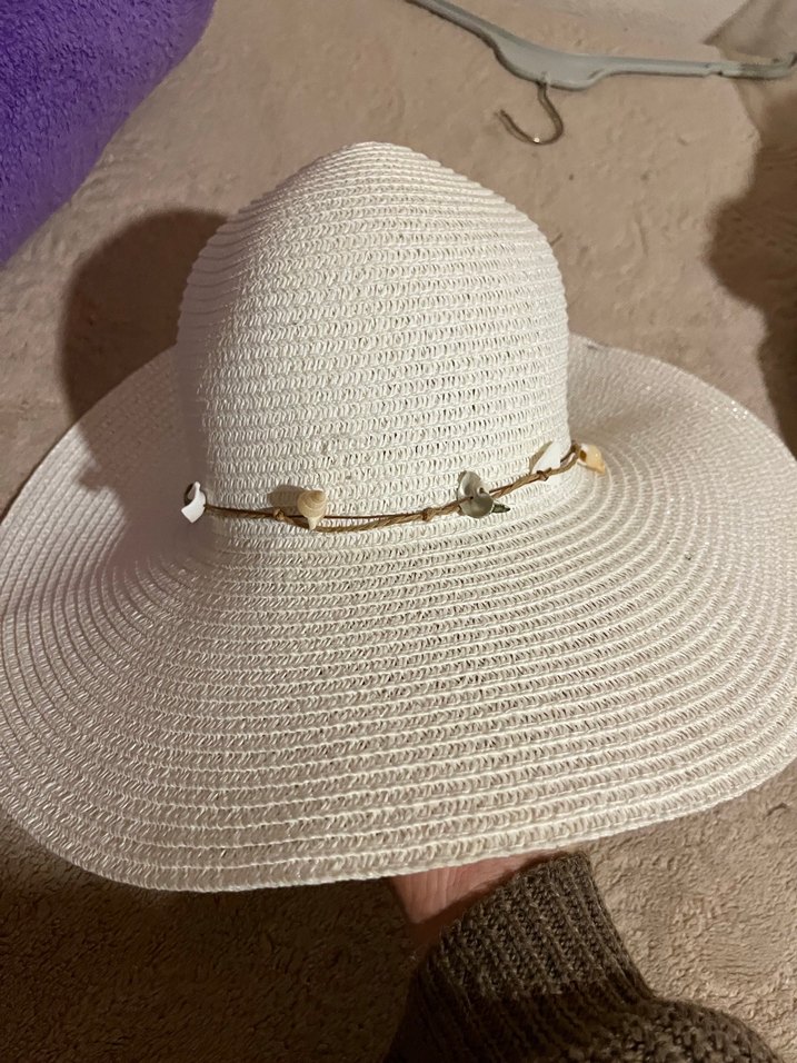 Beyaz Fırfırlı Bohem Kadın Şapka - Görsel 4