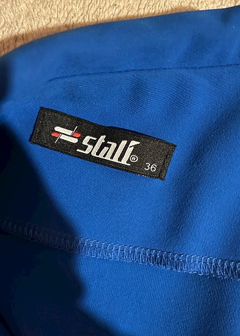 Mavi kadın Ceketi Velcro Detaylı - Görsel 2