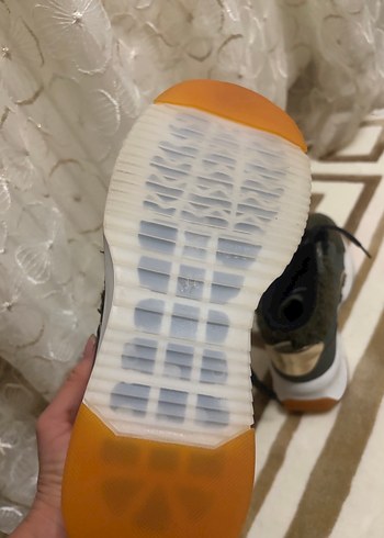 İnci Haki Kürklü Kadın Dolgu Topuk bot - Görsel 4