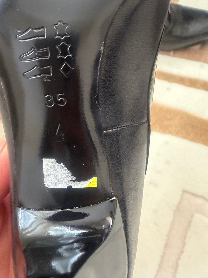 Klasik Siyah Tokalı Topuklu Kadın Ayakkabı - Görsel 3