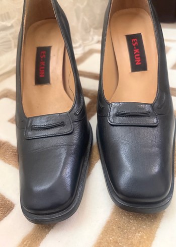 Klasik Siyah Stiletto Topuklu Kadın Ayakkabı - Görsel 3