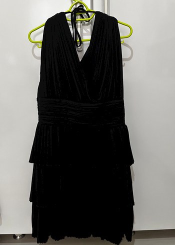 Siyah Şık Mini Mezuniyet Balo Gece Elbisesi - Görsel 7