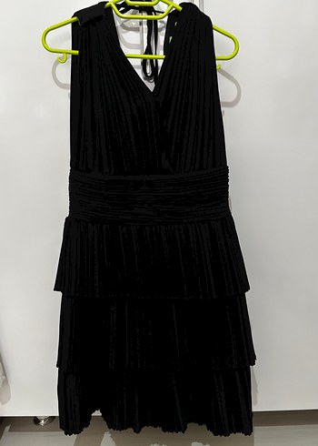 Siyah Şık Mini Mezuniyet Balo Gece Elbisesi - Görsel 5