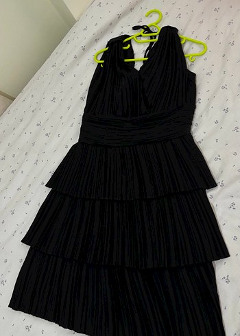 Siyah Şık Mini Mezuniyet Balo Gece Elbisesi - Görsel 3