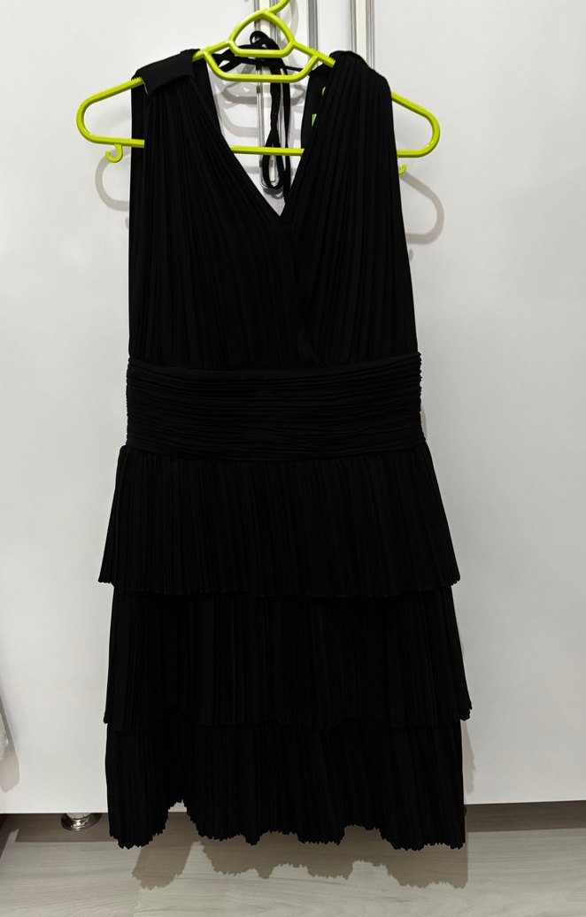 Siyah Şık Mini Mezuniyet Balo Gece Elbisesi - Görsel 5