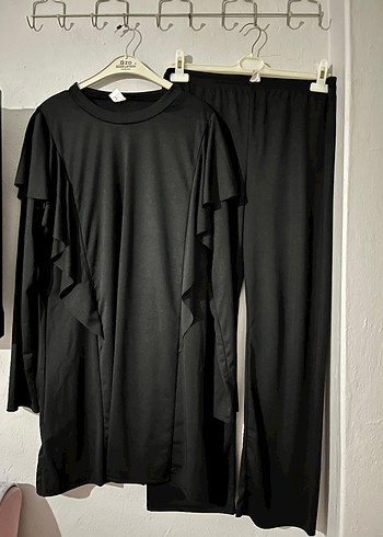 Siyah Uzun Kollu Salaş Kadın Mayo - Görsel 3