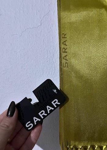 Kadın Parlak Haki İpek Görünümlü Şal - Görsel 2