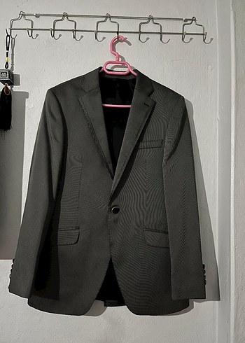 Klasik gri takim elbise - Görsel 2