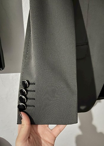 Klasik gri takim elbise - Görsel 3