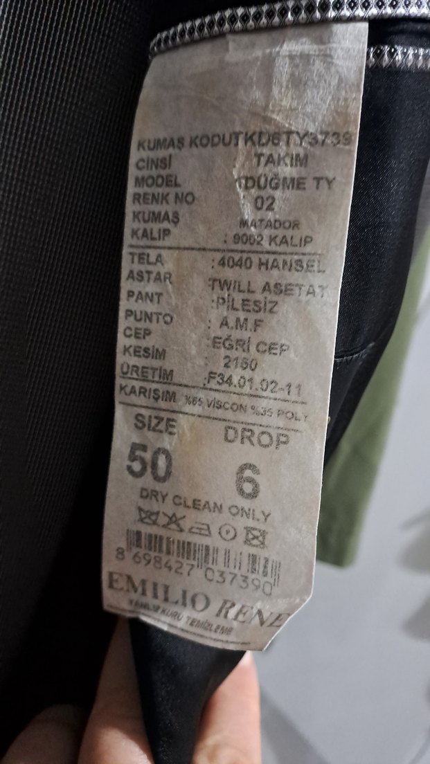 Klasik gri takim elbise - Görsel 5