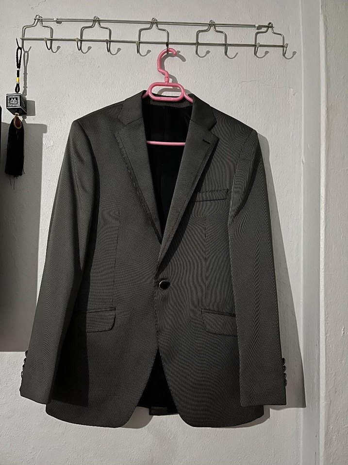 Klasik gri takim elbise - Görsel 2