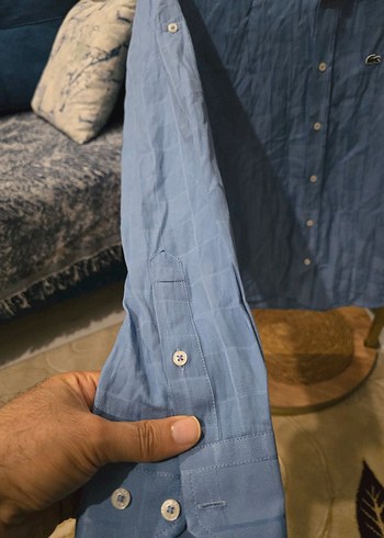 KELEPİR YENİ ORJİNAK LACOSTE ERKEK GÖMLEK - Görsel 5