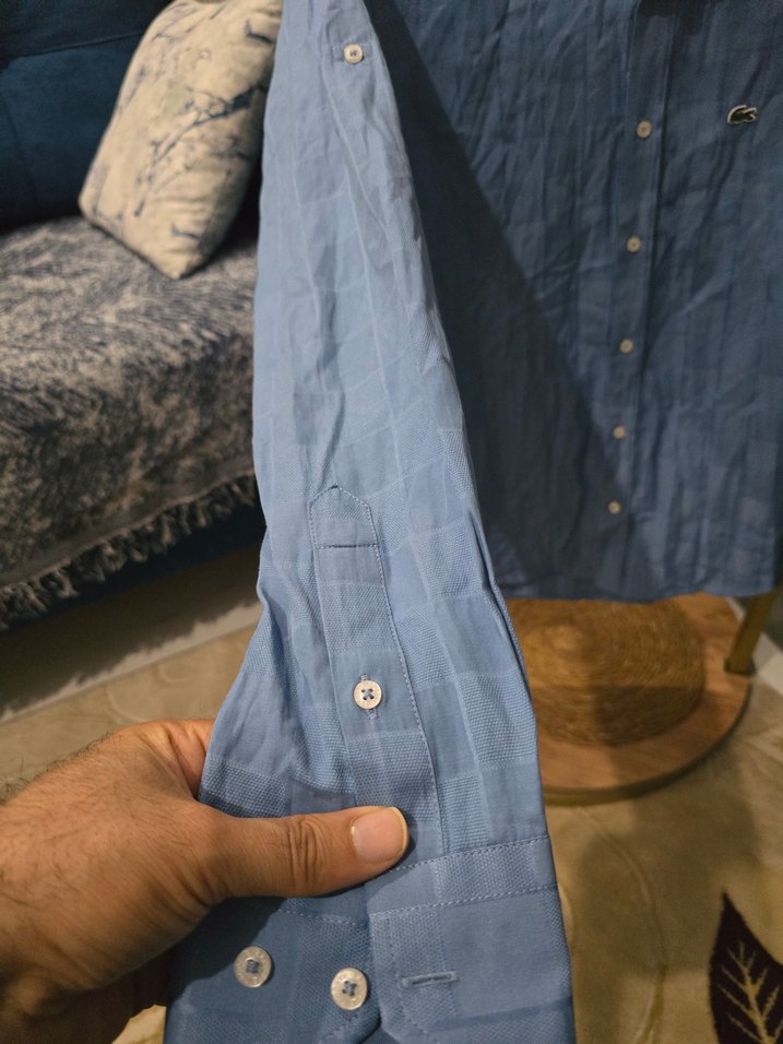 KELEPİR YENİ ORJİNAK LACOSTE ERKEK GÖMLEK - Görsel 5