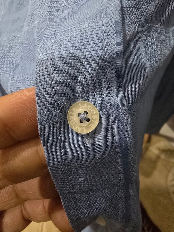 KELEPİR YENİ ORJİNAK LACOSTE ERKEK GÖMLEK - Görsel 4