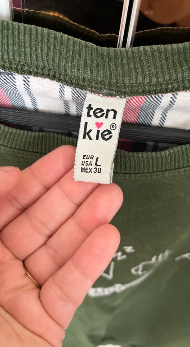 Kadın Yeşil Baskılı Sweatshirt - Görsel 3