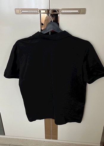 Erkek Siyah Kısa Kollu Polo Tişört - Görsel 4