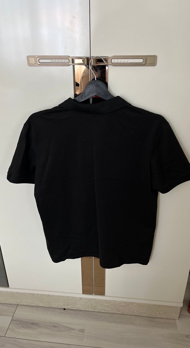 Erkek Siyah Kısa Kollu Polo Tişört - Görsel 4