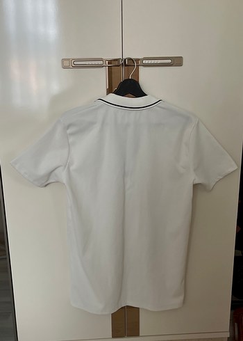 AIX Beyaz Fermuarlı Erkek Polo Tişört - Görsel 3