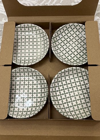 Seramik Tabak Seti 4 adet - Görsel 2