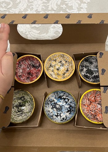 6'lı Seramik Kase Seti - El Yapımı - Görsel 2