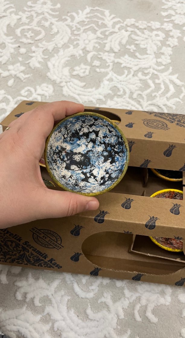 6'lı Seramik Kase Seti - El Yapımı - Görsel 4