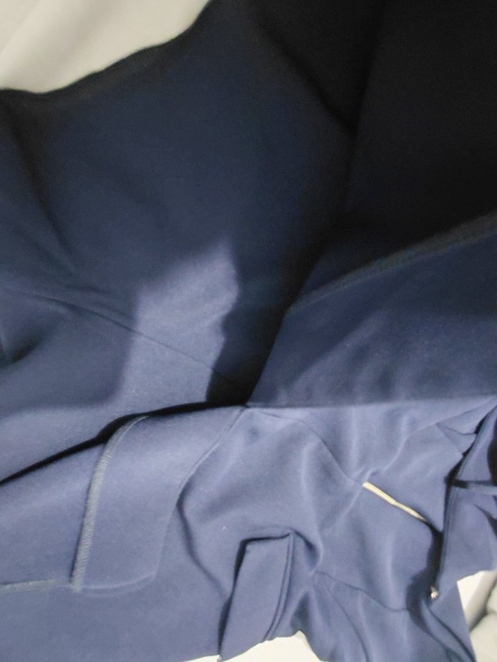 Kadın Lacivert Kolsuz mini  Tulum - Görsel 5