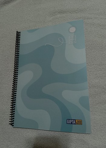 Gıpta A4 Mavi Desenli Çizgili Defter - Görsel 2