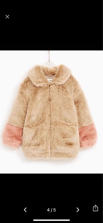 Zara kids kürk