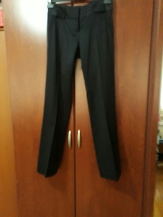38 Beden siyah Renk Bayan kumaş pantolon
