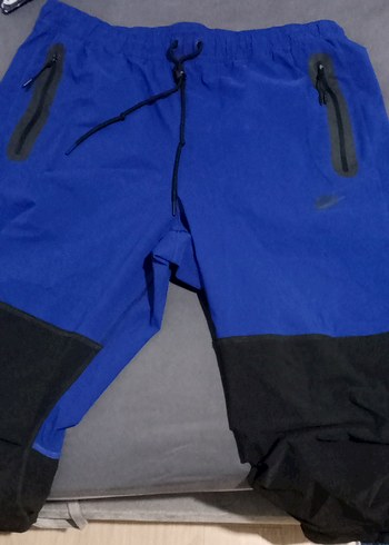 Nike Siyah Detayli Mavi Spor Sort